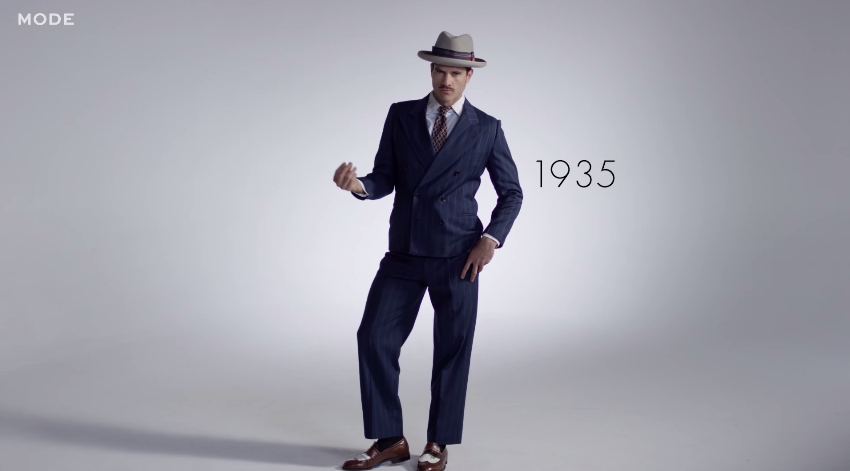 Эволюция мужского стиля за 100 лет